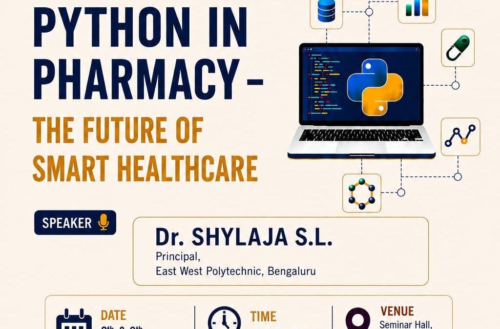 TRAINING OF TRAINERS (ToT) PROGRAMME ON PYTHON IN PHARMACY – THE FUTURE OF SMART HEALTHCARE